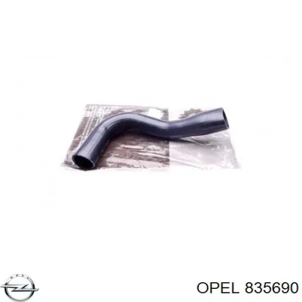 835690 Opel mangueira (cano derivado inferior direita de intercooler)