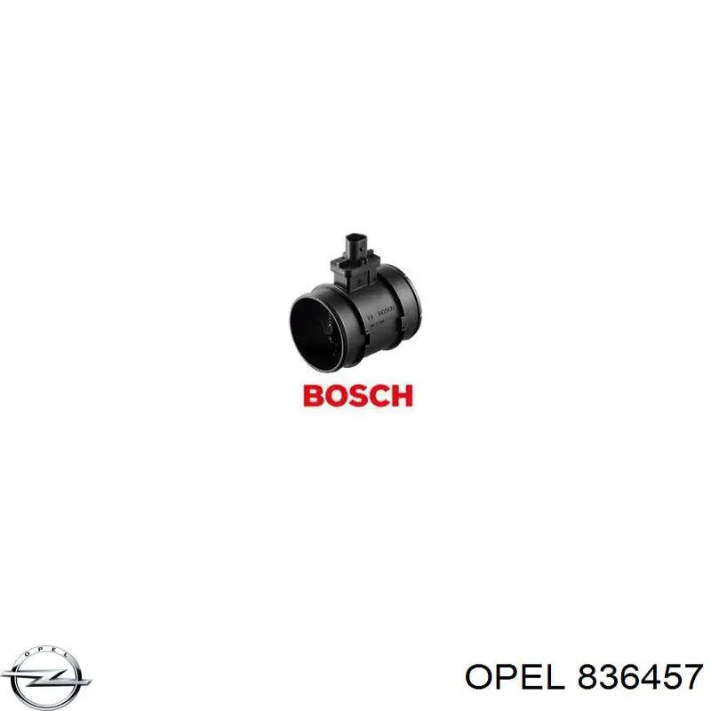 Датчик массового расхода воздуха Opel 836457 цена, от 48.53 USD