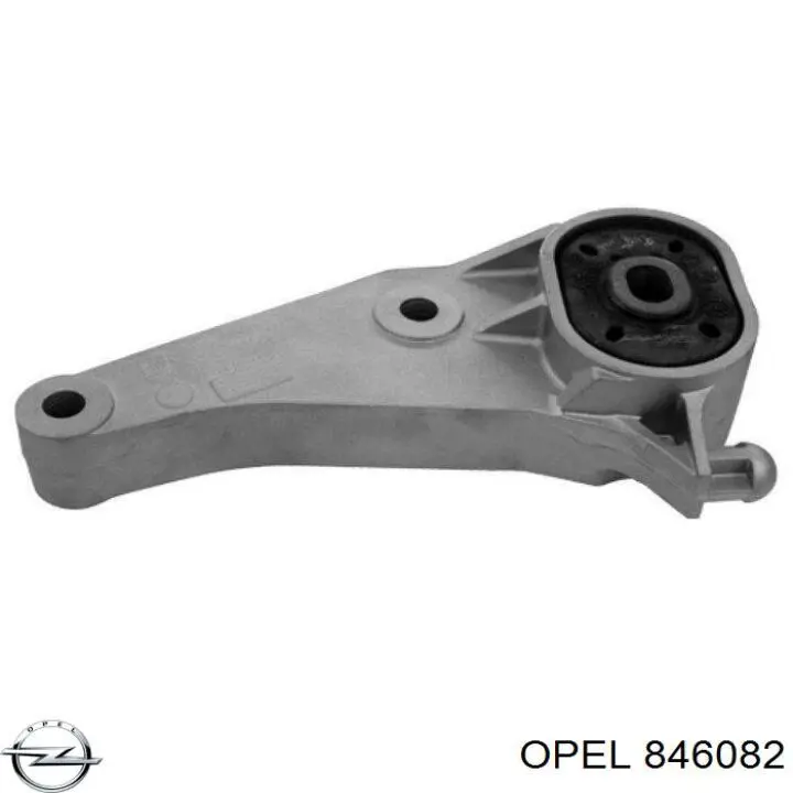 846082 Opel кронштейн подушки (опоры двигателя задней)