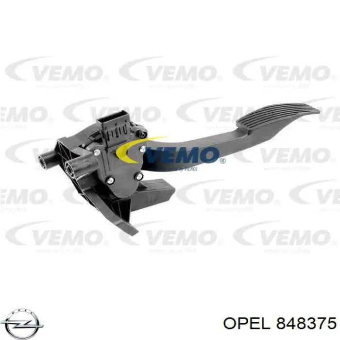 Педаль газа (акселератора) Opel 848375 цена, от 25.34 USD
