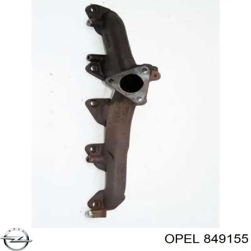849155 Opel коллектор выпускной