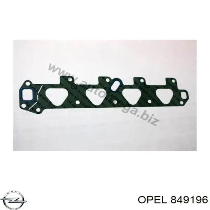 849196 Opel  Прокладка впускного коллектора