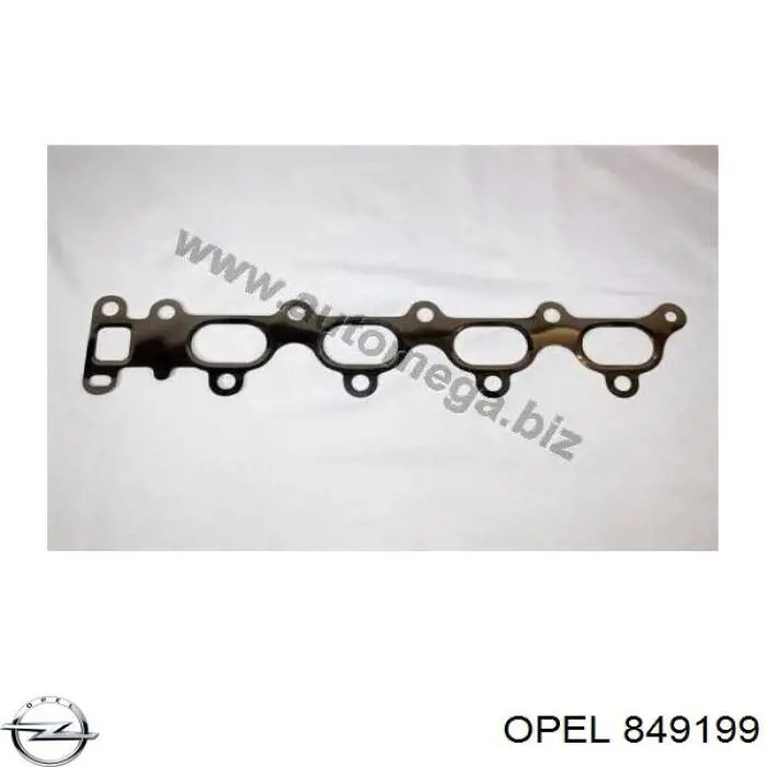 849199 Opel прокладка коллектора