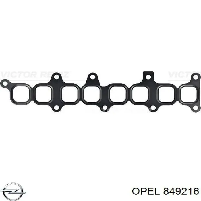 849216 Opel прокладка впускного коллектора