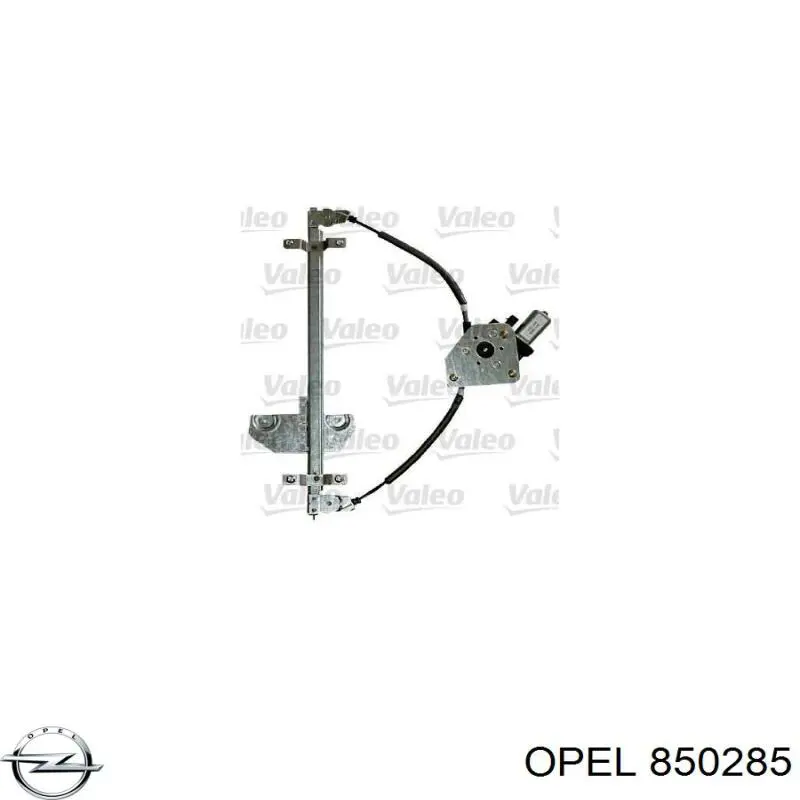 850285 Opel tubo coletor de escape