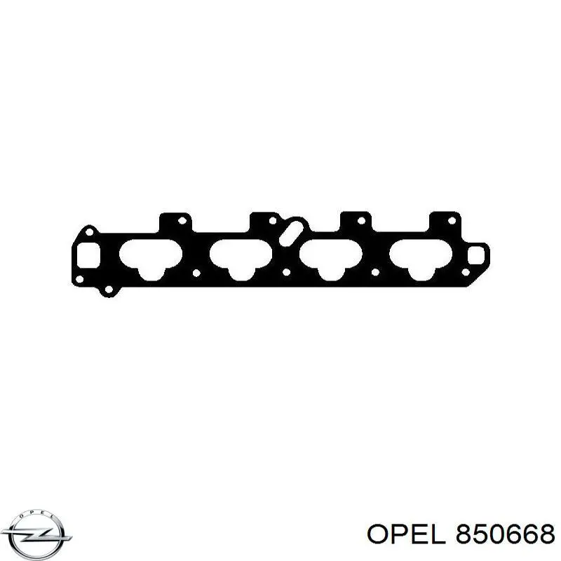 850668 Opel прокладка впускного коллектора нижняя