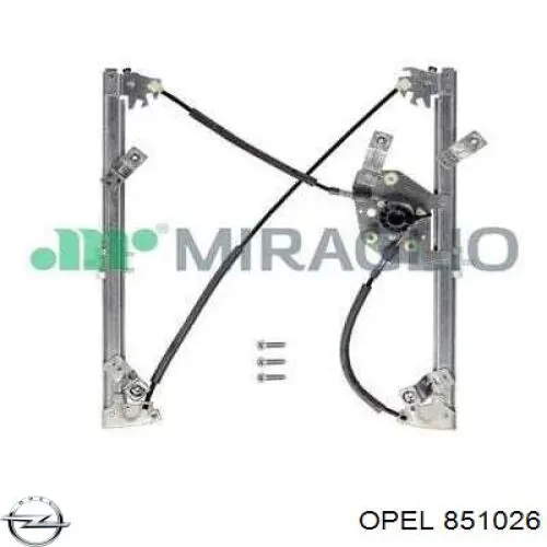 851026 Opel convertidor de pressão (solenoide de supercompressão)