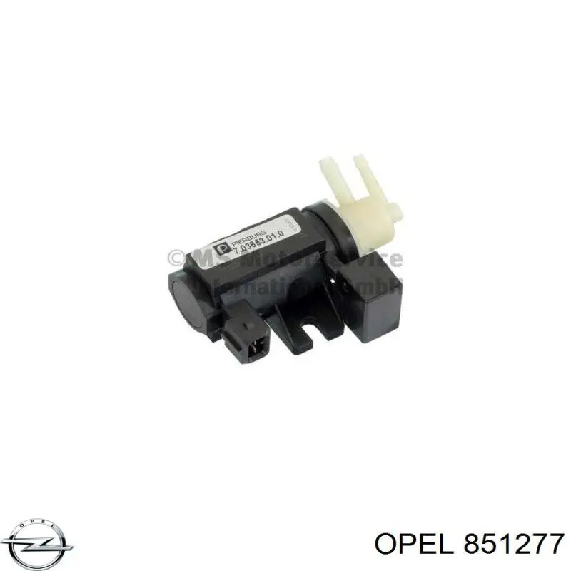 851277 Opel convertidor de pressão (solenoide de supercompressão)