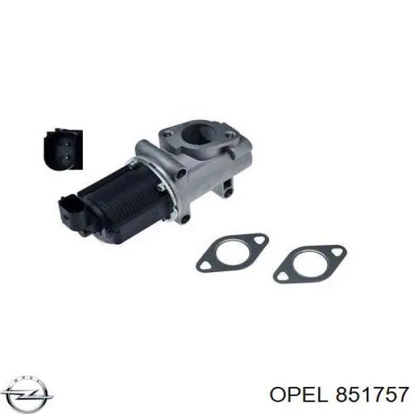 851757 Opel клапан егр