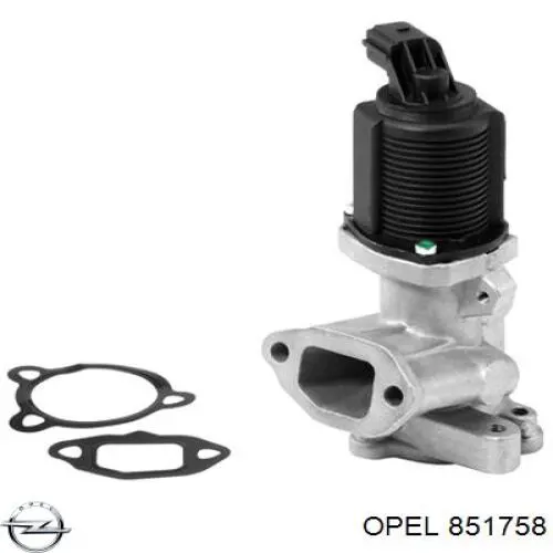 Приборы управления системы рециркуляции Opel 851758 цена, от 73.89 USD