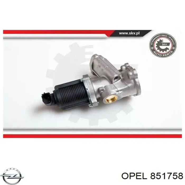 Клапан ЕГР 851758 Opel