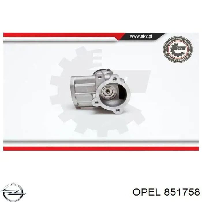 Клапан EGR, рециркуляции газов Opel 851758