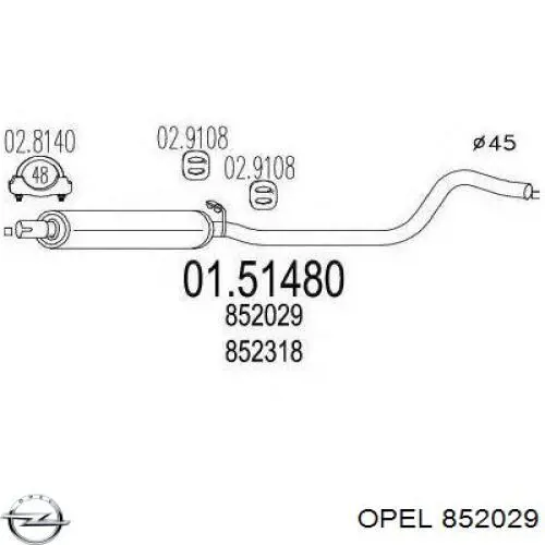  852029 Opel