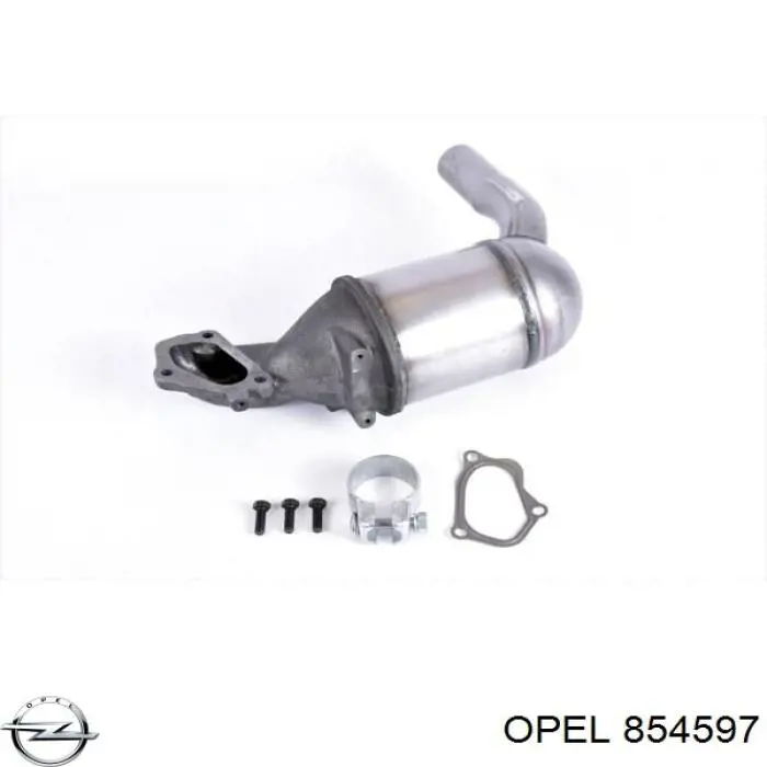 Каталитический нейтрализатор отработавших газов Opel 854597 цена, от 206.02 USD