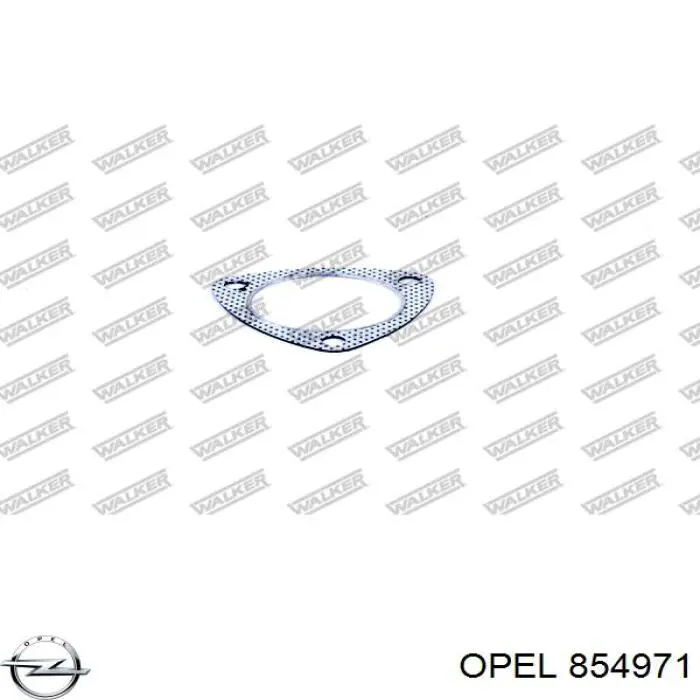 854971 Opel прокладка приемной трубы глушителя