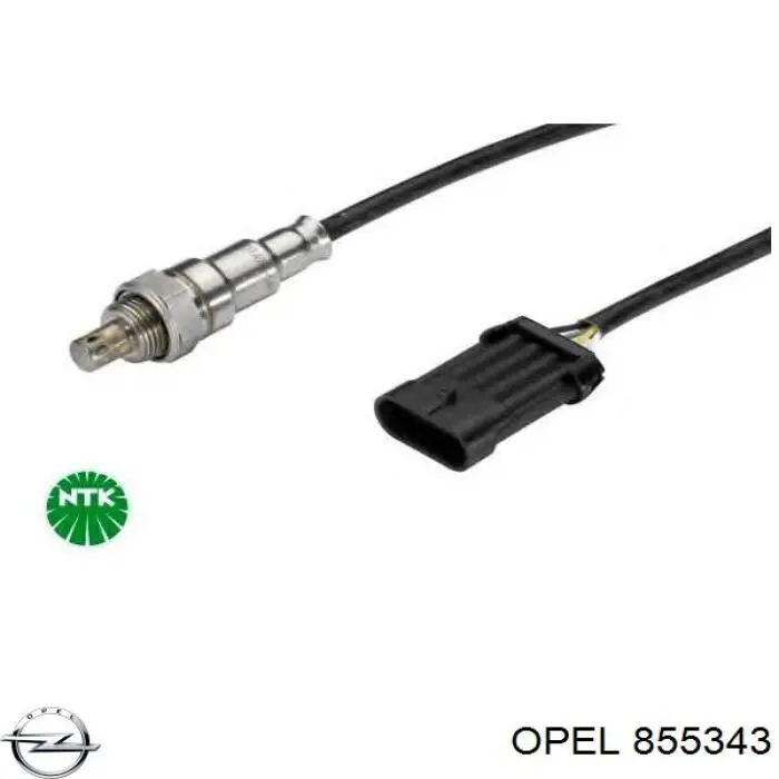 Лямбдазонд, датчик кислорода до катализатора Opel 855343 цена, от 43.83 USD
