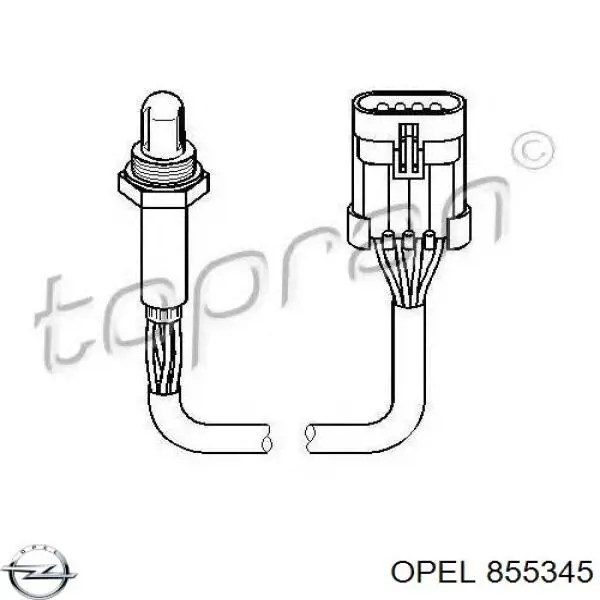Лямбда зонд 855345 Opel