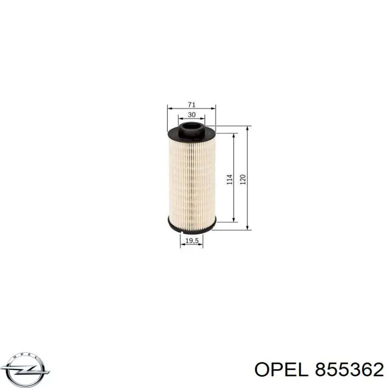 855362 Opel Датчик кислорода