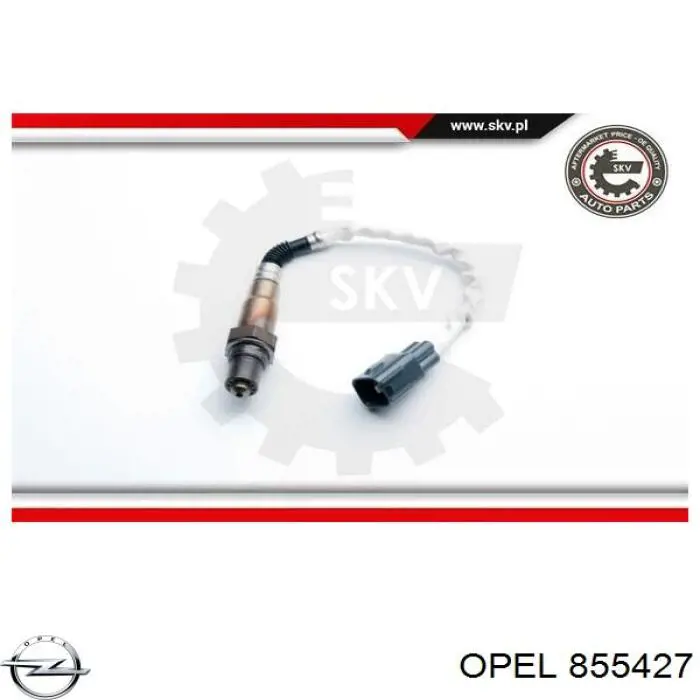 855427 Opel лямбда-зонд, датчик кислорода после катализатора