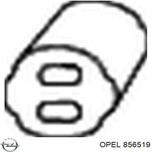 Подушка глушителя 856519 Opel