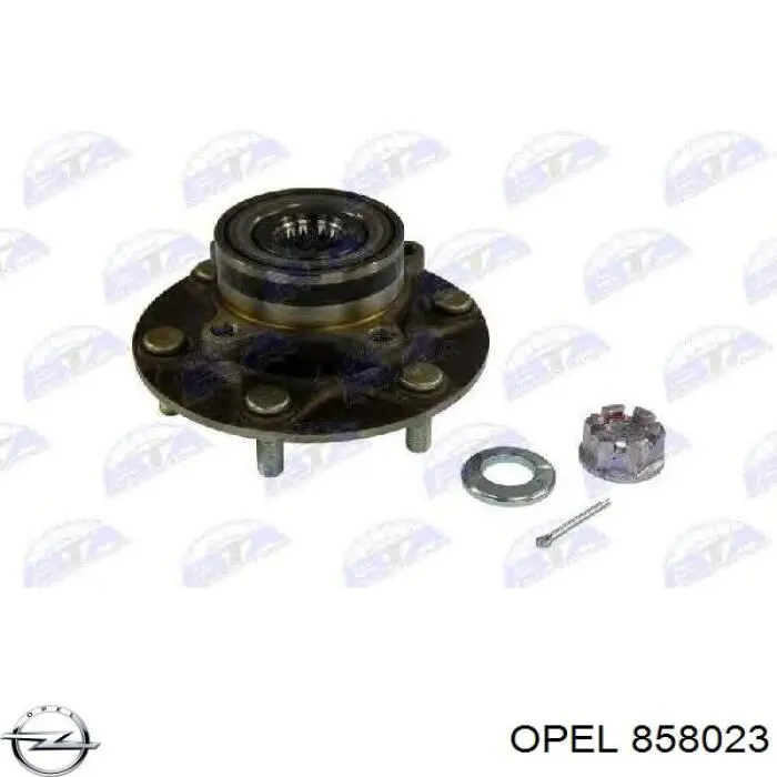 858023 Opel tubo de admissão dianteiro (calças do silenciador)