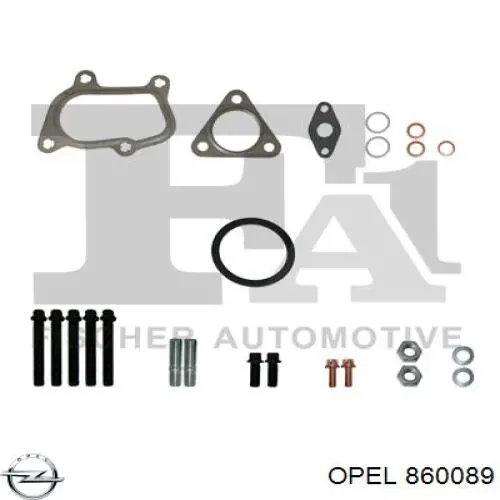 Прокладка турбины, монтажный комплект Opel 860089 цена, от 27.84 USD