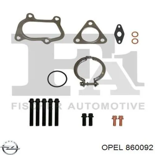 860092 Opel turbina