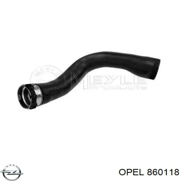 Шланг/патрубок интеркуллера Opel 860118 цена, от 45.62 USD