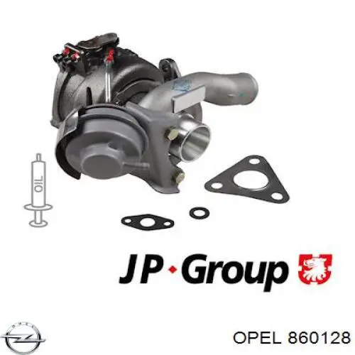 860128 Opel турбина