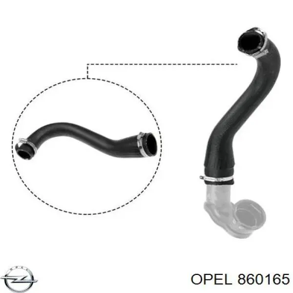 Купить 860165 Opel Патрубок интеркулера