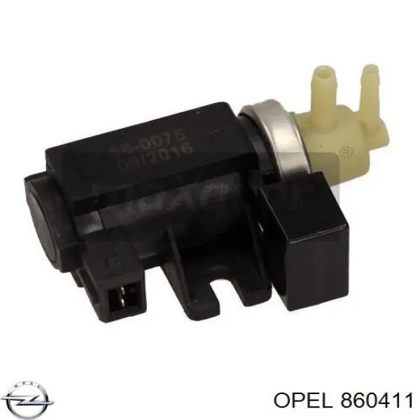860411 Opel клапан преобразователь давления наддува (соленоид)