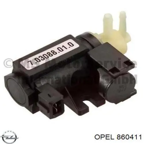 Купить 860411 Opel Клапан преобразователь давления наддува (соленоид) 