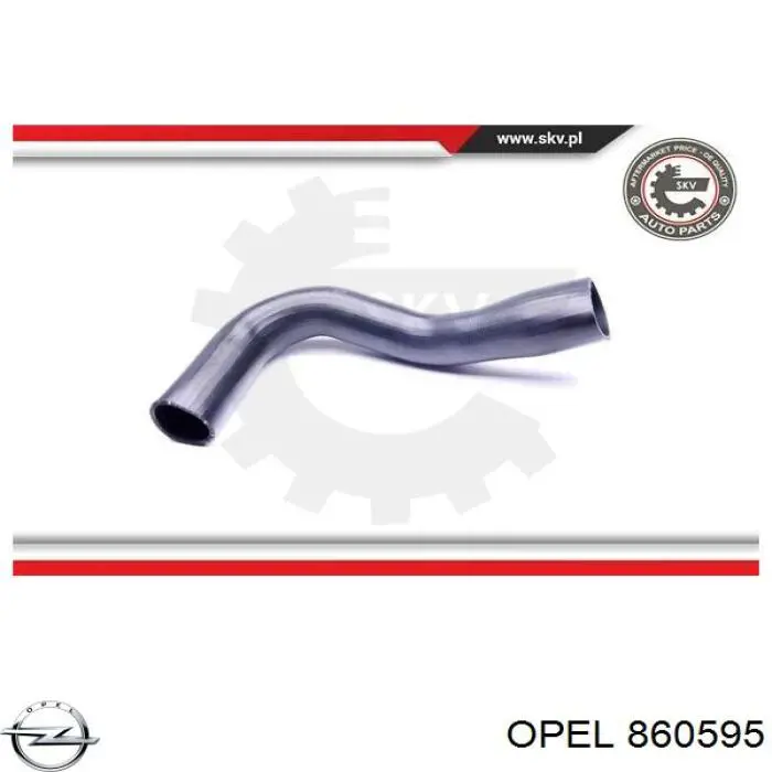 Шланг/патрубок интеркуллера Opel 860595 цена, от 8.23 USD