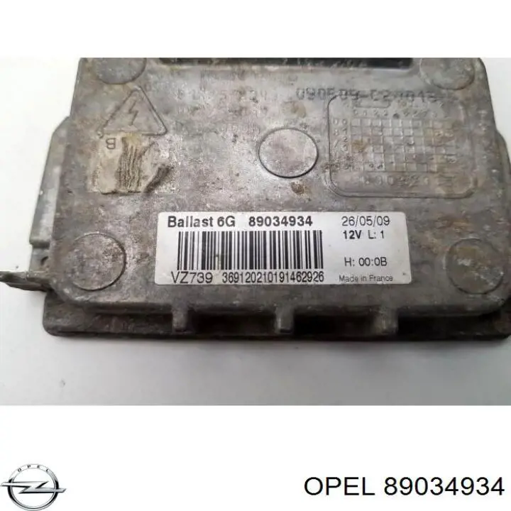 89034934 Opel Модуль управления биксеноном