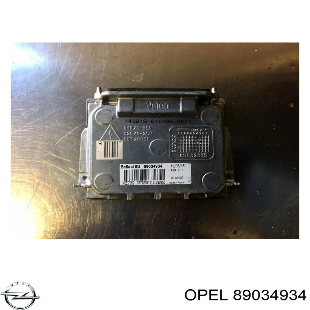 Ксенон, блок управления 89034934 Opel