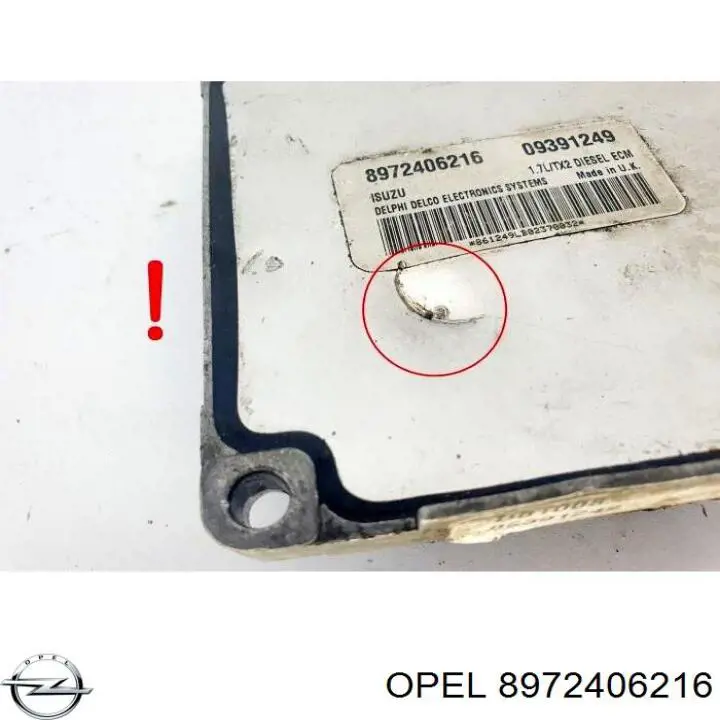  Opel 8972406216 цена, от 48.02 USD