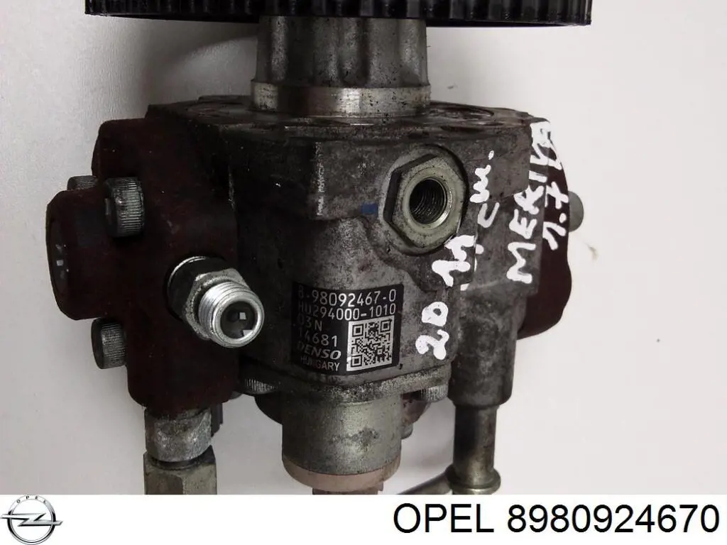  Opel 8980924670 цена, от 70.30 USD