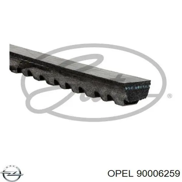 Клиновый ремень Opel 90006259 цена, от 112.5 UAH