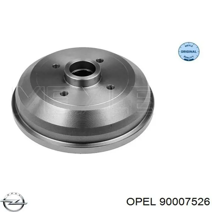 90007526 Opel барабан тормозной задний