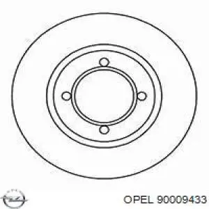 90009433 Opel Диск тормозной передний