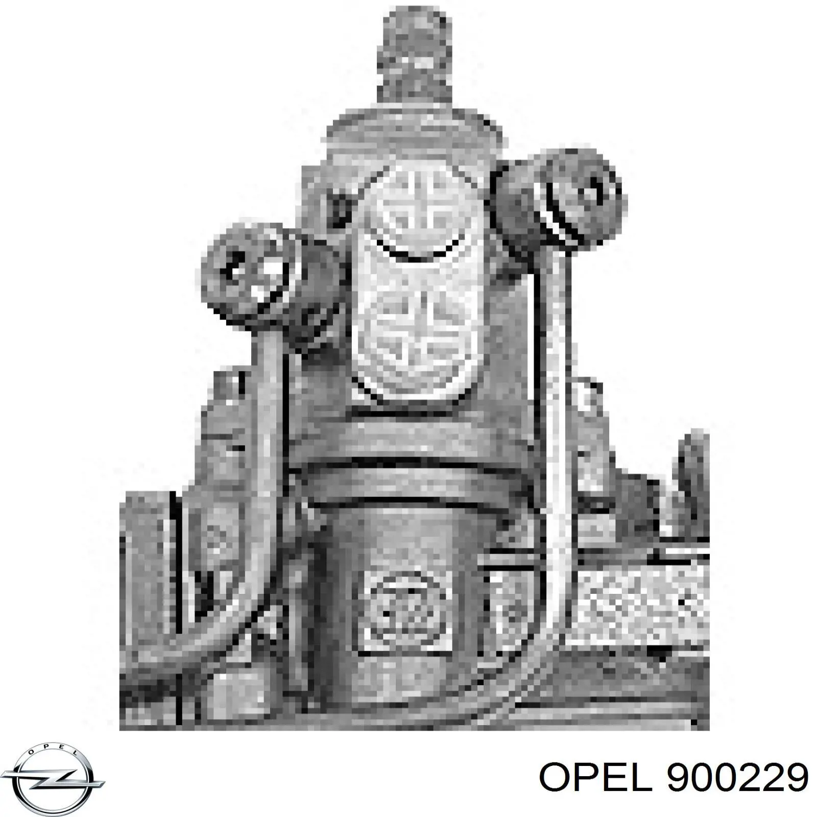 900229 Opel рулевая рейка