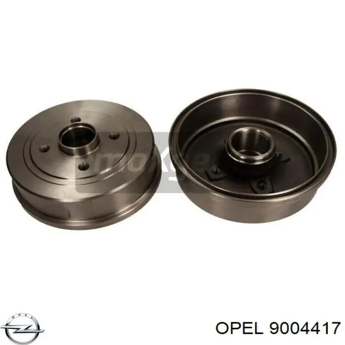 9004417 Opel барабан тормозной задний