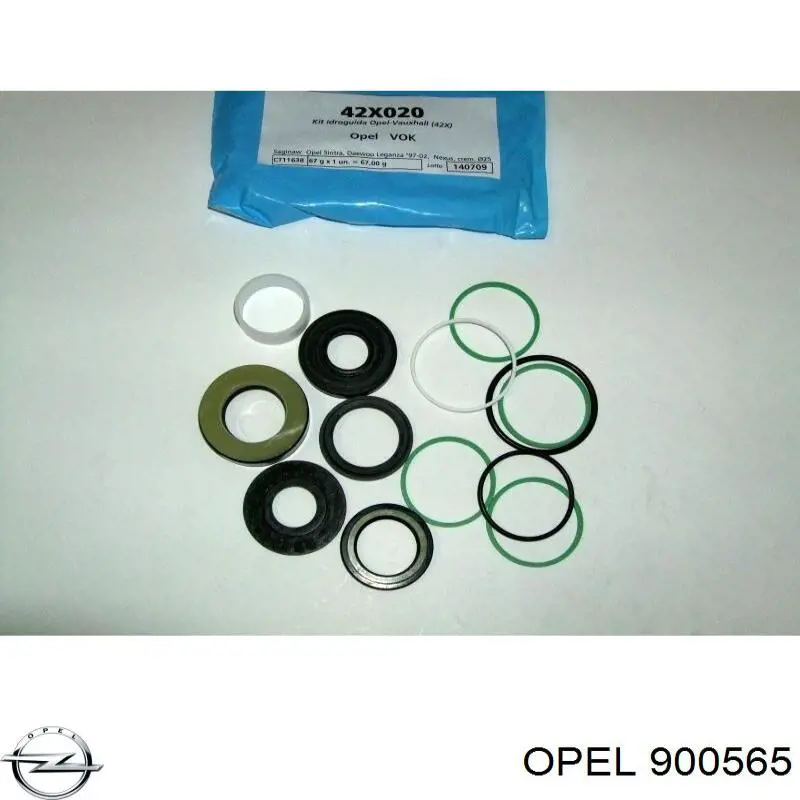 900565 Opel cremalheira da direção