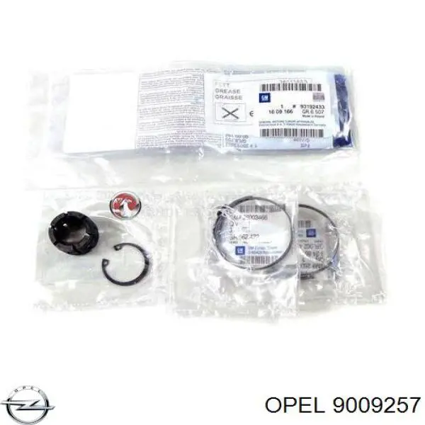 9009257 Opel ремкомплект рулевой рейки (механизма, (ком-кт уплотнений))