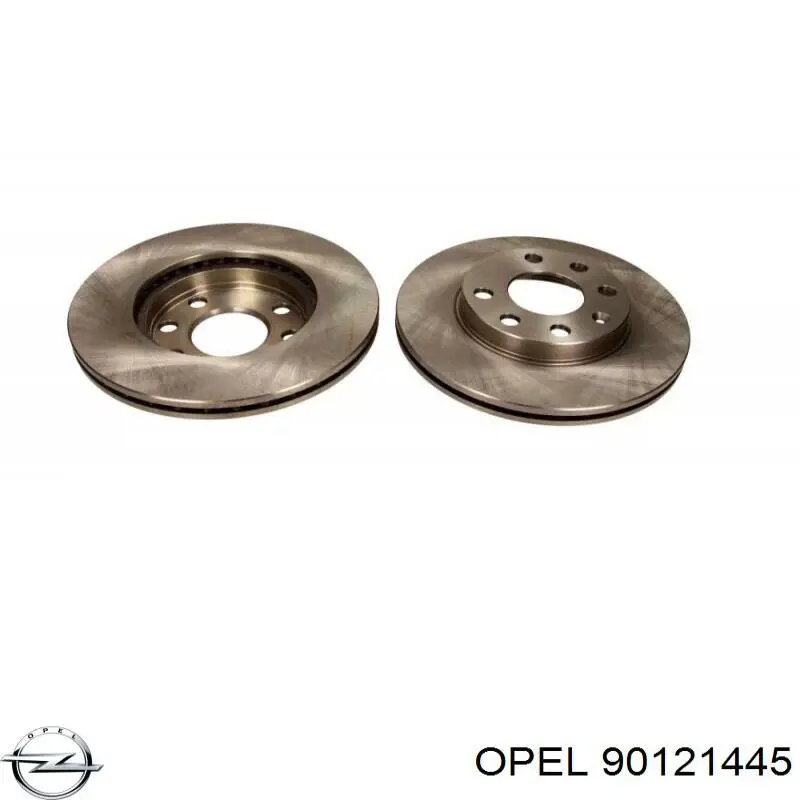 Передние тормозные диски 90121445 Opel
