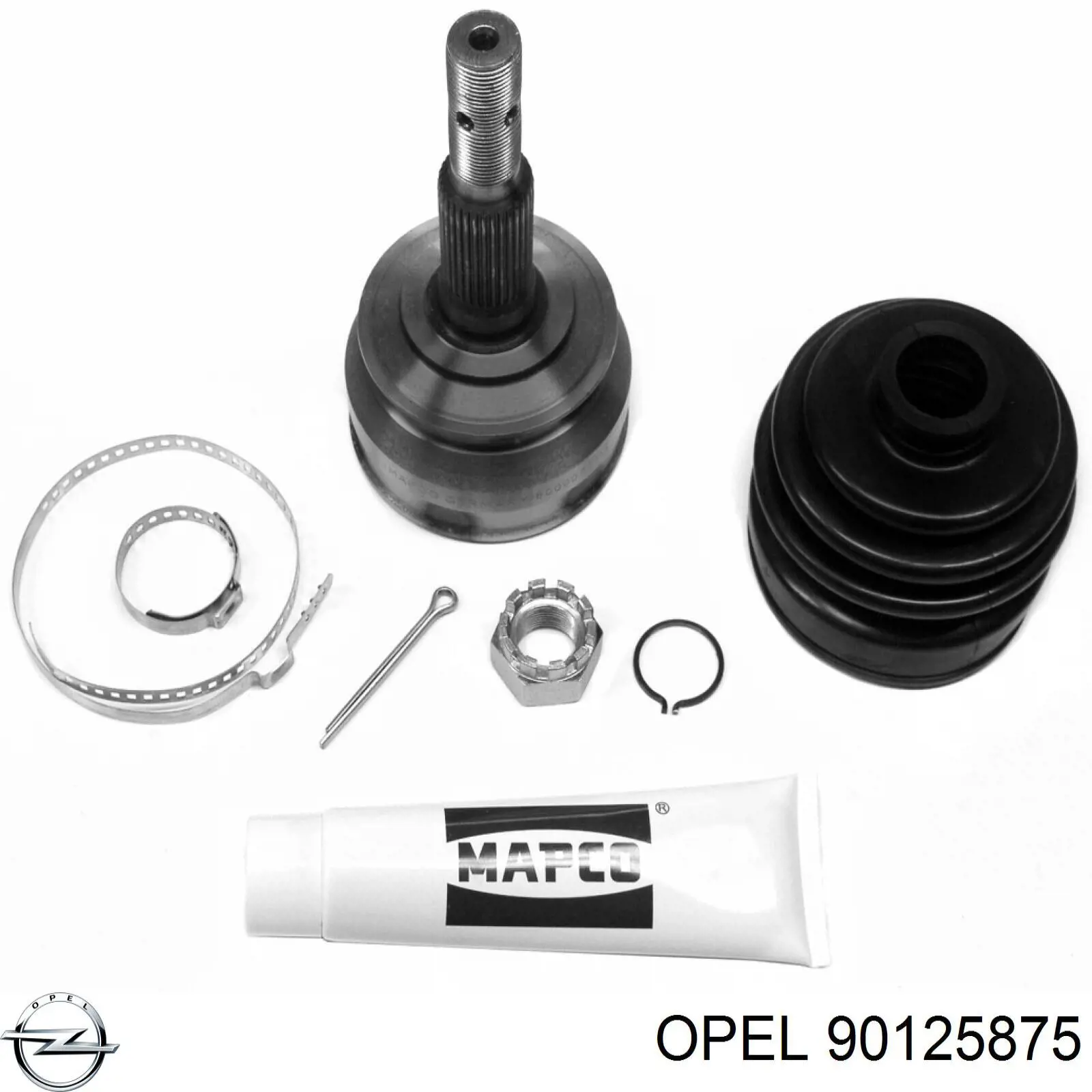 Граната колесная Opel 90125875 цена, от 27.16 USD