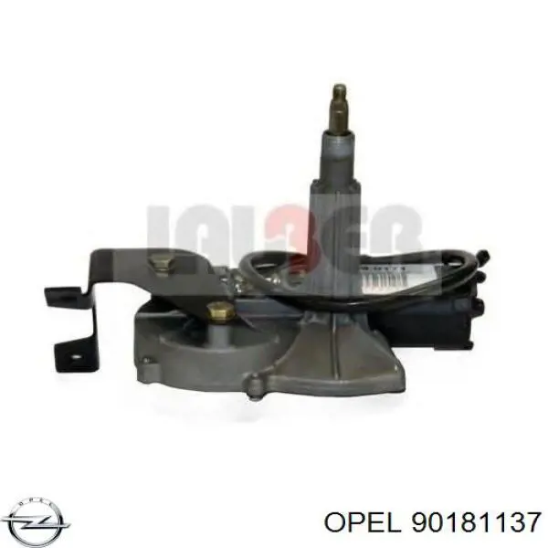90181137 Opel Мотор стеклоочистителя передний