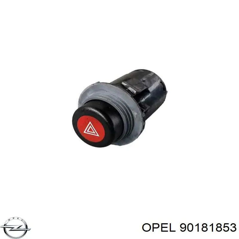 90181853 Opel botão de ativação do sinal de emergência