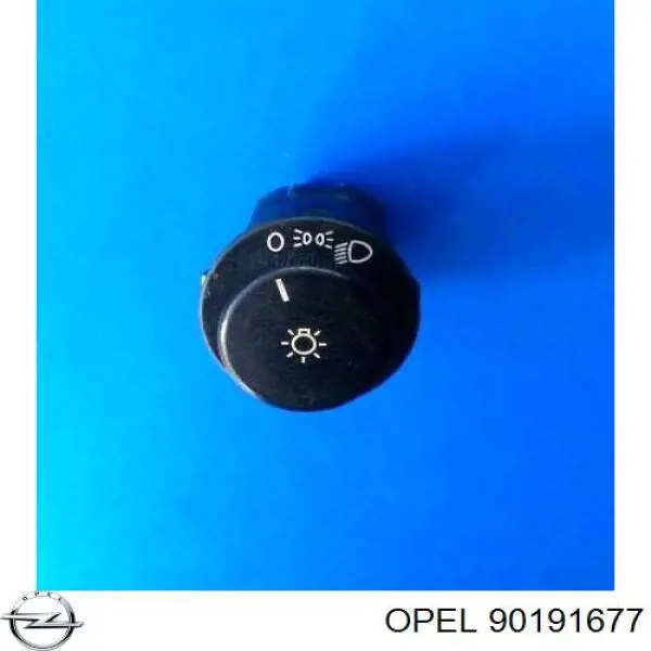 Переключатель света фар на "торпедо" 90191677 Opel