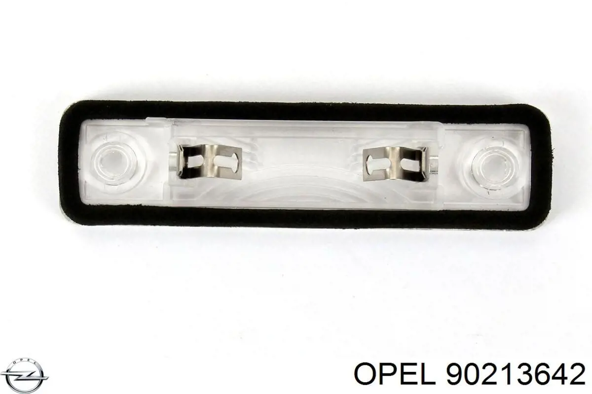 90213642 Opel фонарь подсветки заднего номерного знака